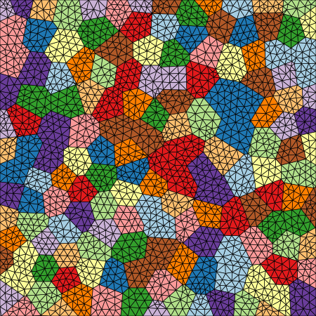 Triangular mesh.